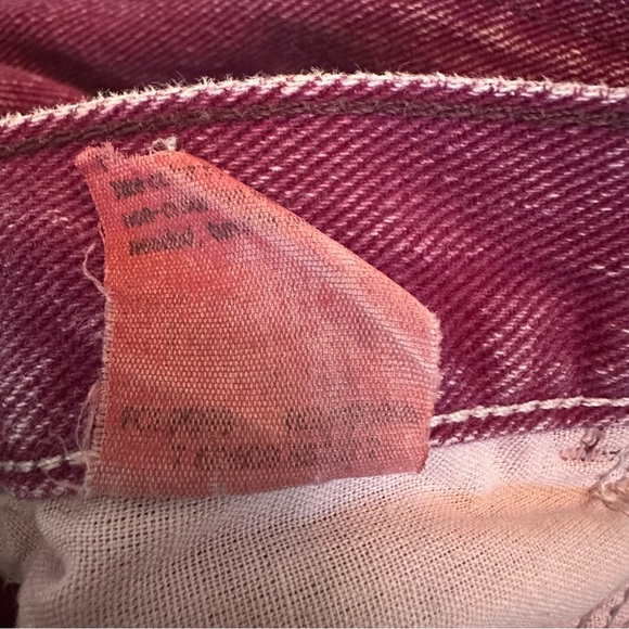 Vintage Wrangler High Rise Mom Tapered Leg 80’s Acid Wash Purple Jeans 28x29 - Picture 9 of 10